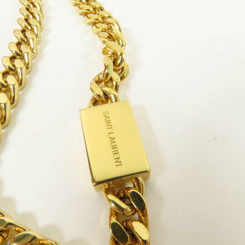 SAINT LAURENT 牛皮皮革Kate金扣鏈帶肩背袋-10