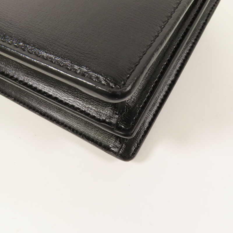 SAINT LAURENT 牛皮皮革Sunset Medium銀扣鏈帶肩背袋-7