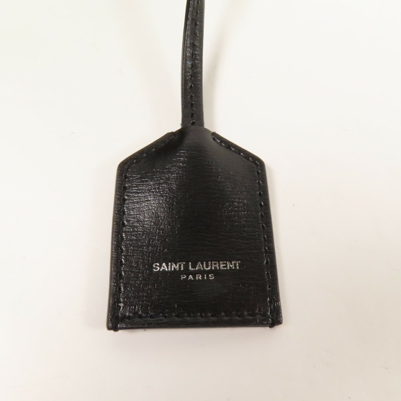 SAINT LAURENT 牛皮皮革Sunset Medium銀扣鏈帶肩背袋-9