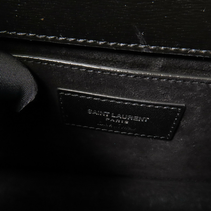 SAINT LAURENT 牛皮皮革Sunset Medium銀扣鏈帶肩背袋-14