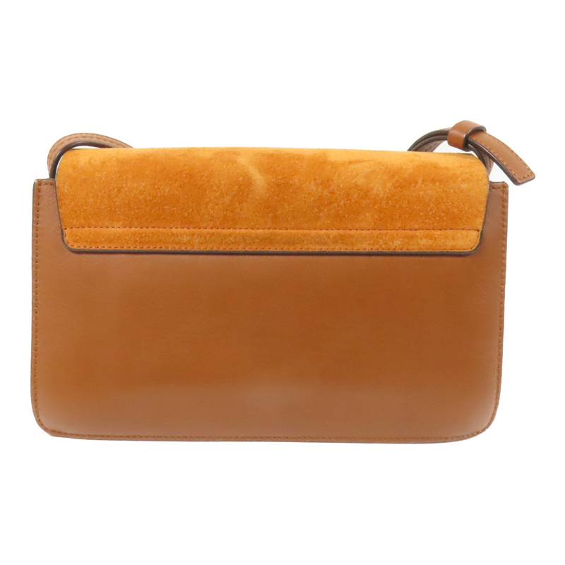 Chloe 牛皮皮革Shoulder Bag金扣肩背袋-1