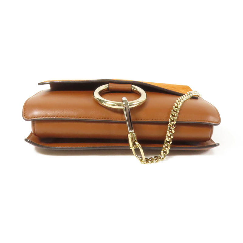 Chloe 牛皮皮革Shoulder Bag金扣肩背袋-3