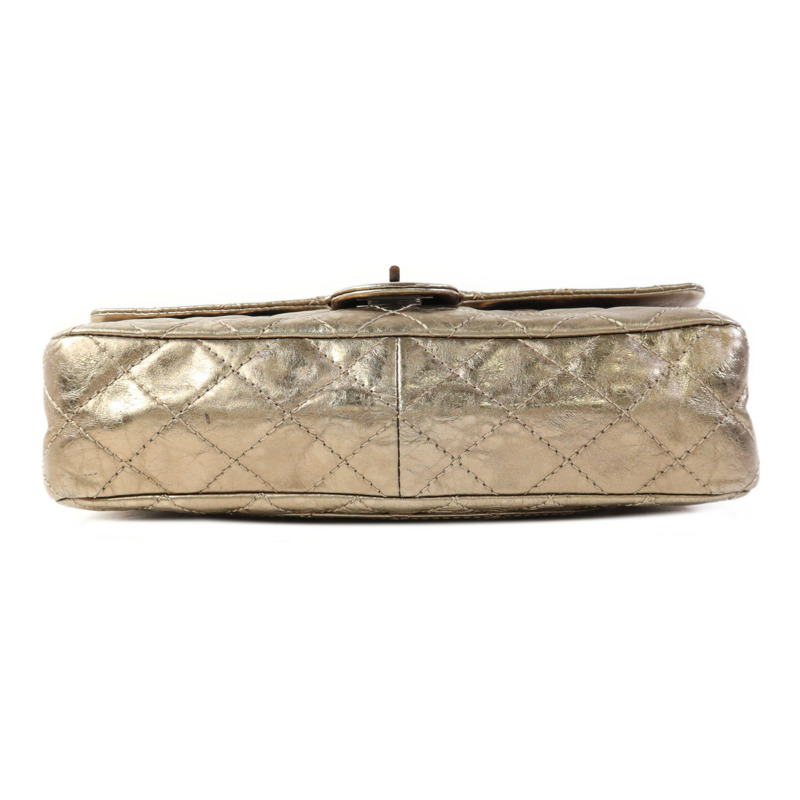 CHANEL 牛皮皮革2.55銀扣鏈帶肩背袋-3