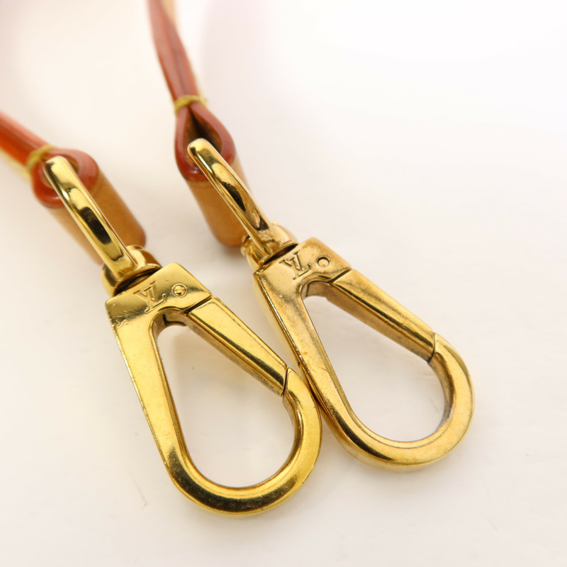 LOUIS VUITTON Monogram Reverse Vanity PM金扣手挽肩背兩用袋棕色-10