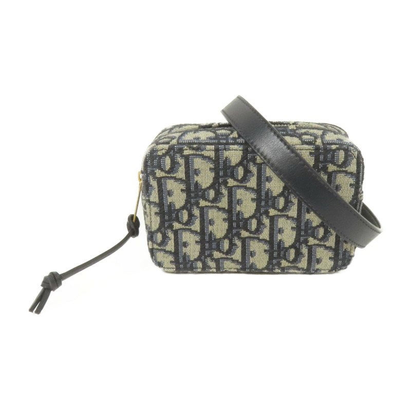 Dior 帆布Oblique Belt Bag金扣腰包-0