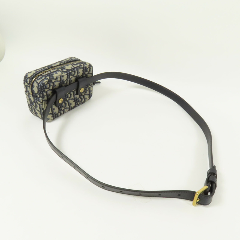 Dior 帆布Oblique Belt Bag金扣腰包-5