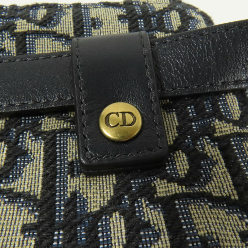 Dior 帆布Oblique Belt Bag金扣腰包-11