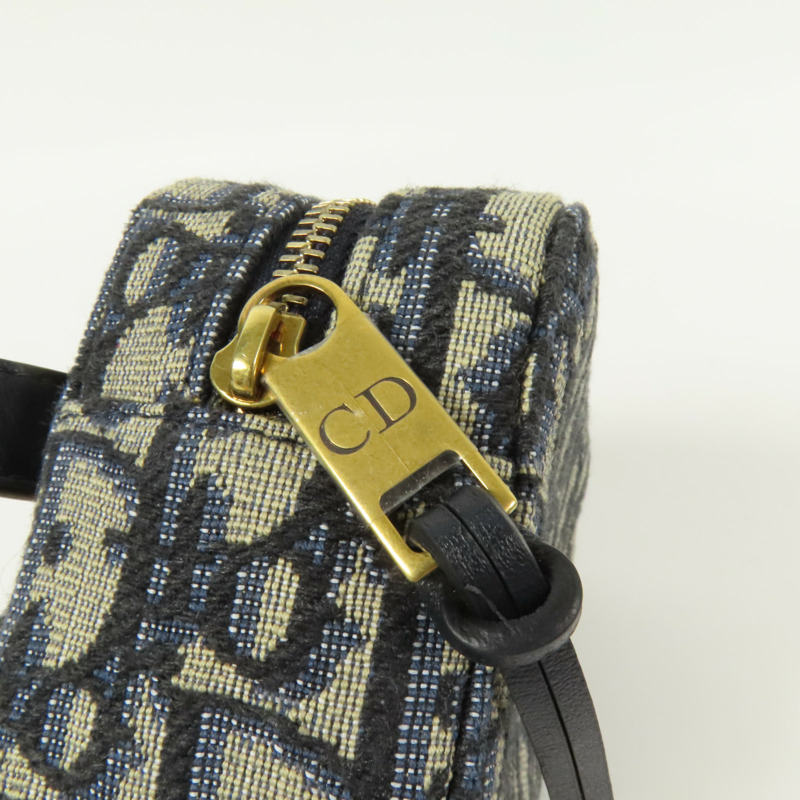 Dior 帆布Oblique Belt Bag金扣腰包-12