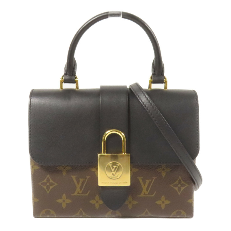 LOUIS VUITTON Monogram Locky BB金扣手挽肩背兩用袋-0