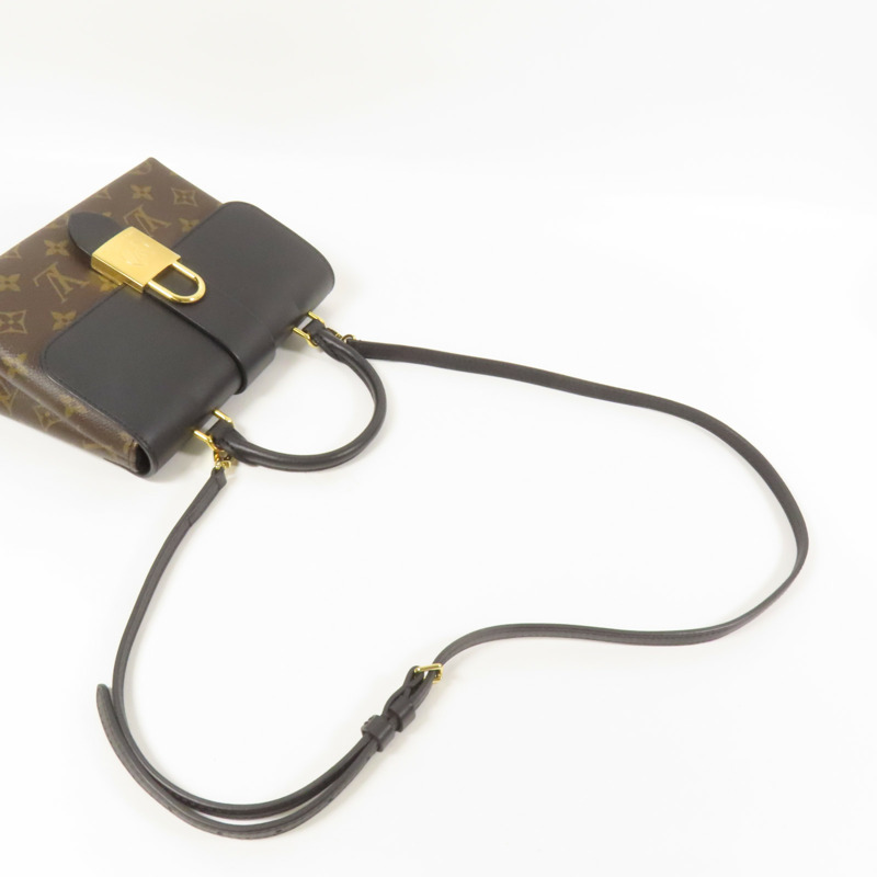 LOUIS VUITTON Monogram Locky BB金扣手挽肩背兩用袋-4