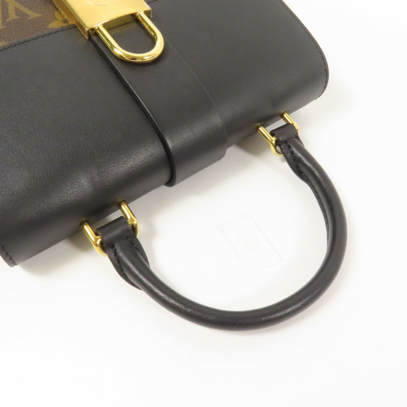 LOUIS VUITTON Monogram Locky BB金扣手挽肩背兩用袋-5