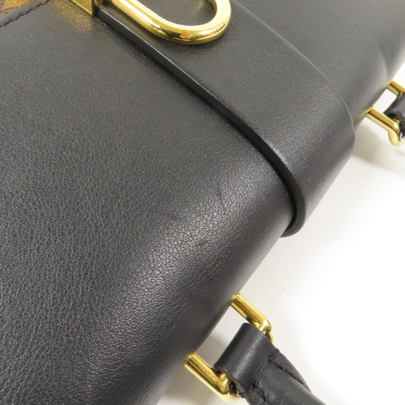 LOUIS VUITTON Monogram Locky BB金扣手挽肩背兩用袋-13