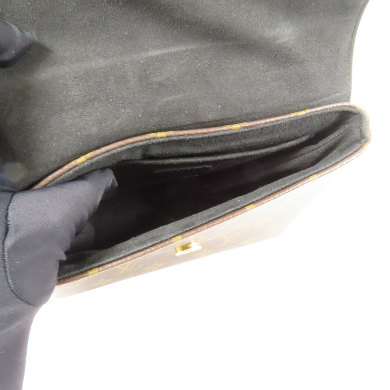 LOUIS VUITTON Monogram Locky BB金扣手挽肩背兩用袋-14
