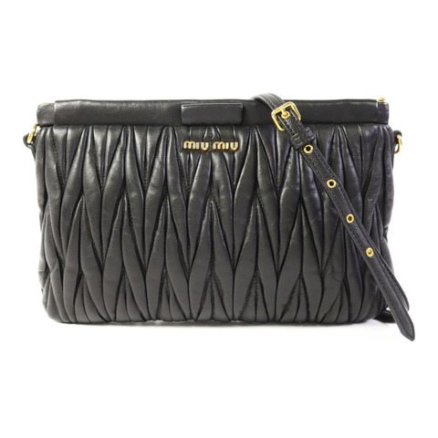 Miu Miu 羊皮皮革Shoulder Bag金扣肩背袋