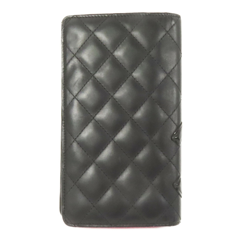 CHANEL 牛皮皮革Cambon Wallet長錢包-1