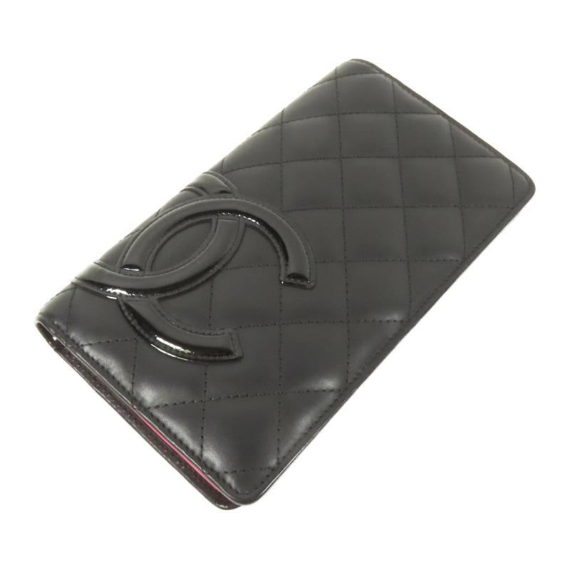 CHANEL 牛皮皮革Cambon Wallet長錢包-4