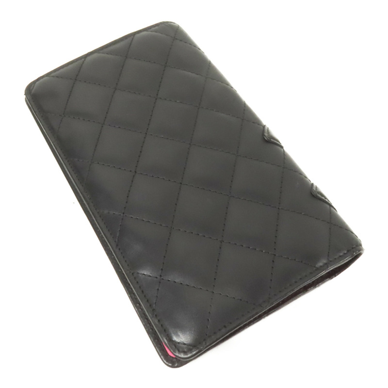 CHANEL 牛皮皮革Cambon Wallet長錢包-5