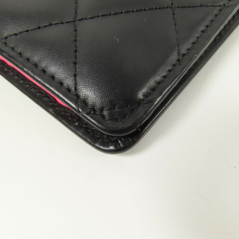 CHANEL 牛皮皮革Cambon Wallet長錢包-8
