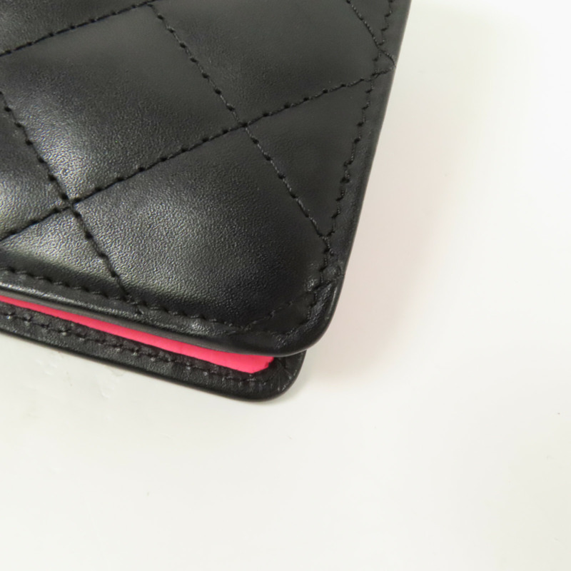 CHANEL 牛皮皮革Cambon Wallet長錢包-9