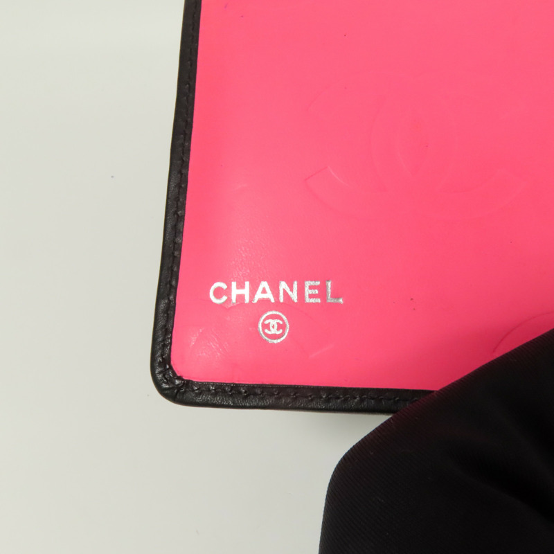 CHANEL 牛皮皮革Cambon Wallet長錢包-11