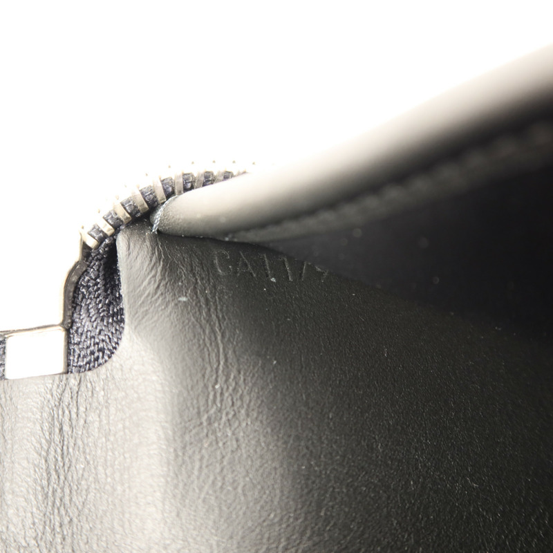 LOUIS VUITTON Damier Graphite Zipper Wallet Vertical銀扣長錢包-7
