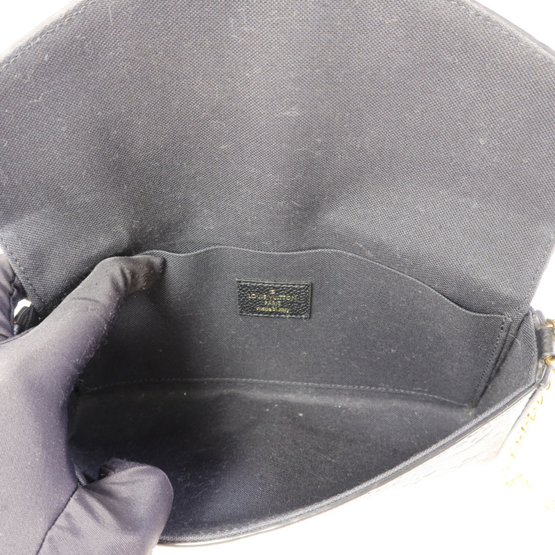LOUIS VUITTON Monogram Empreinte Felicie Pochette金扣肩背袋-5