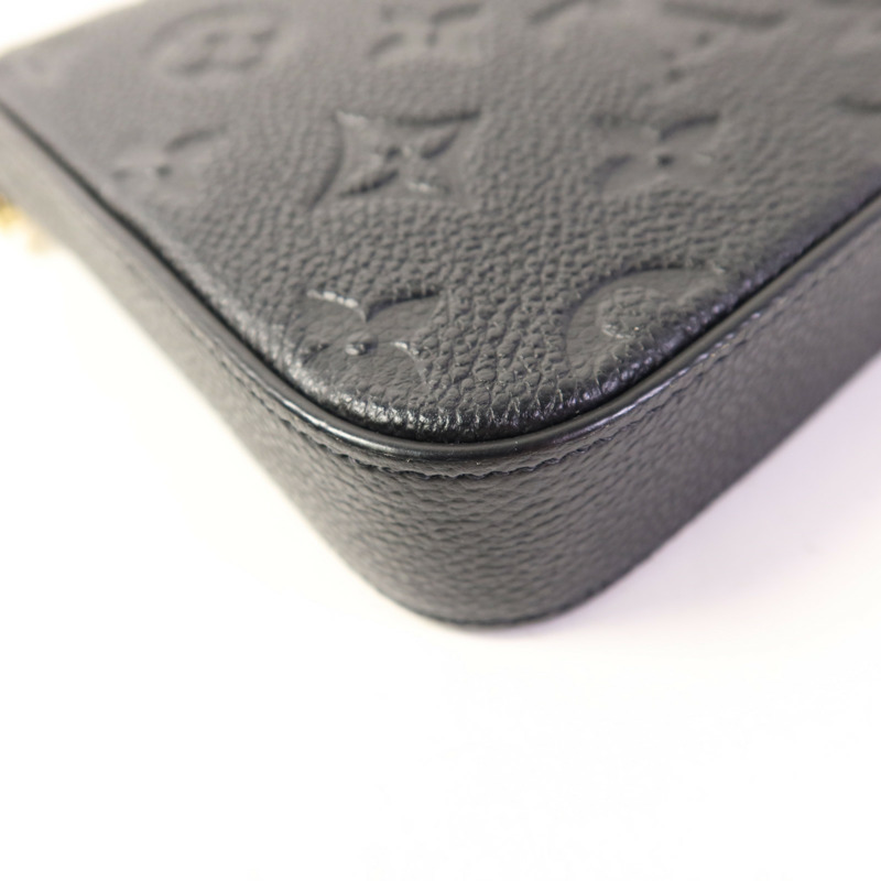 LOUIS VUITTON Monogram Empreinte Felicie Pochette金扣肩背袋-19