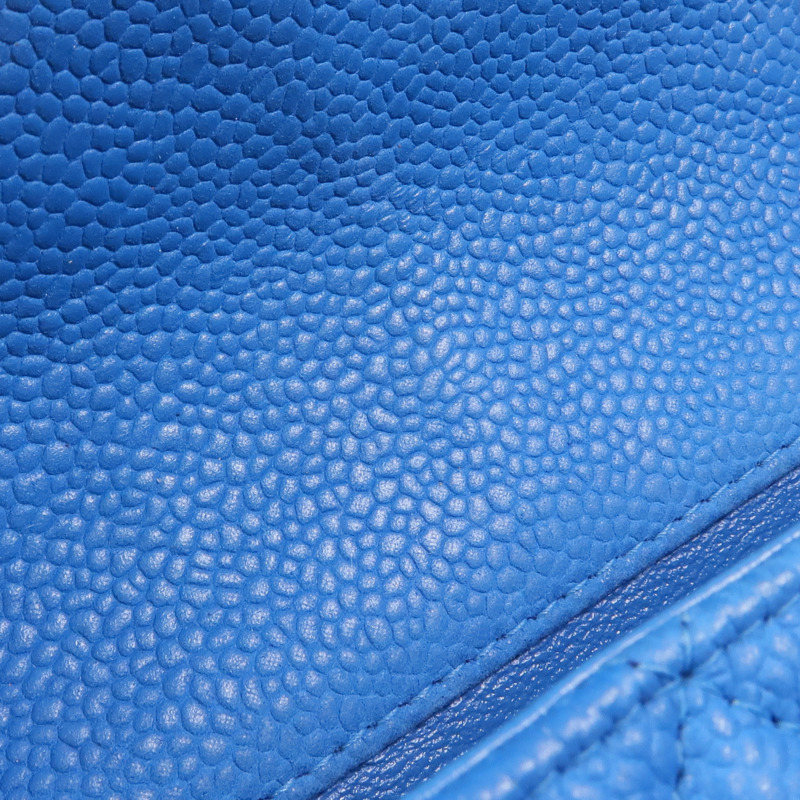CHANEL 牛皮皮革Shoulder Bag銀扣肩背袋-13