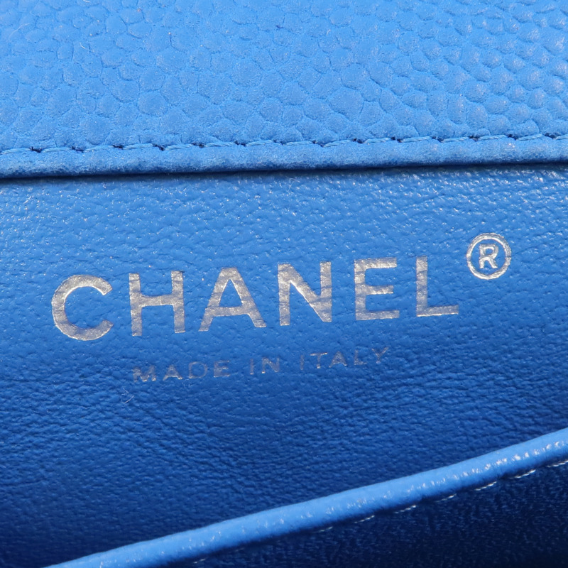 CHANEL 牛皮皮革Shoulder Bag銀扣肩背袋-14