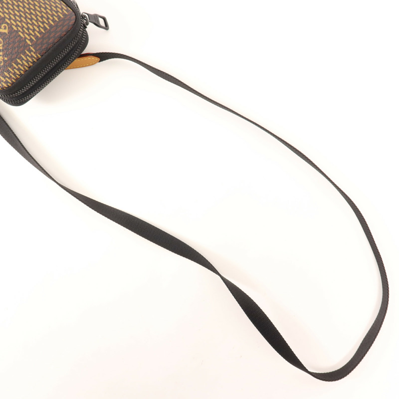 LOUIS VUITTON Damier LV x Nigo Phone Pouch肩背袋-8