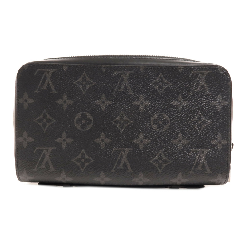 LOUIS VUITTON Monogram Eclipse Zippy XL Wallet銀扣長錢包-1