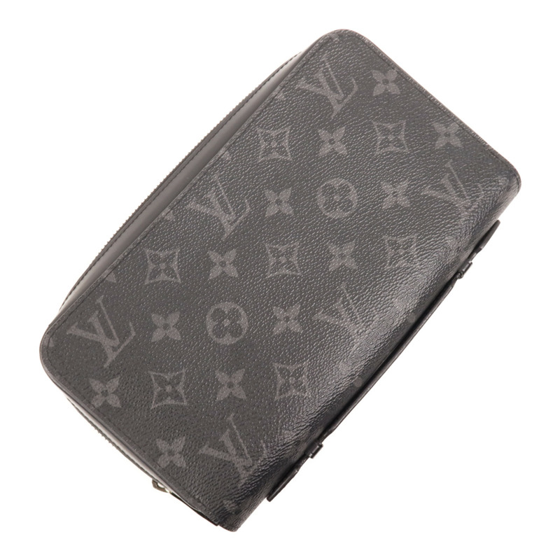 LOUIS VUITTON Monogram Eclipse Zippy XL Wallet銀扣長錢包-2