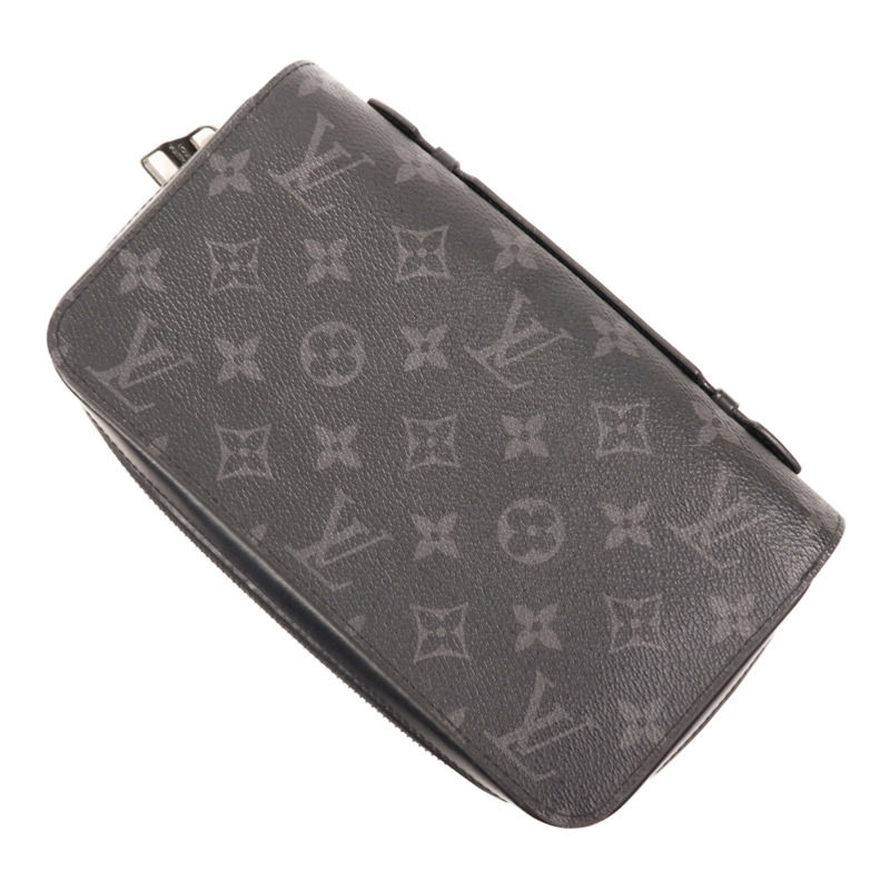 LOUIS VUITTON Monogram Eclipse Zippy XL Wallet銀扣長錢包-3