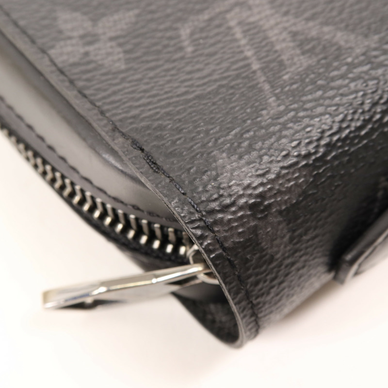 LOUIS VUITTON Monogram Eclipse Zippy XL Wallet銀扣長錢包-8
