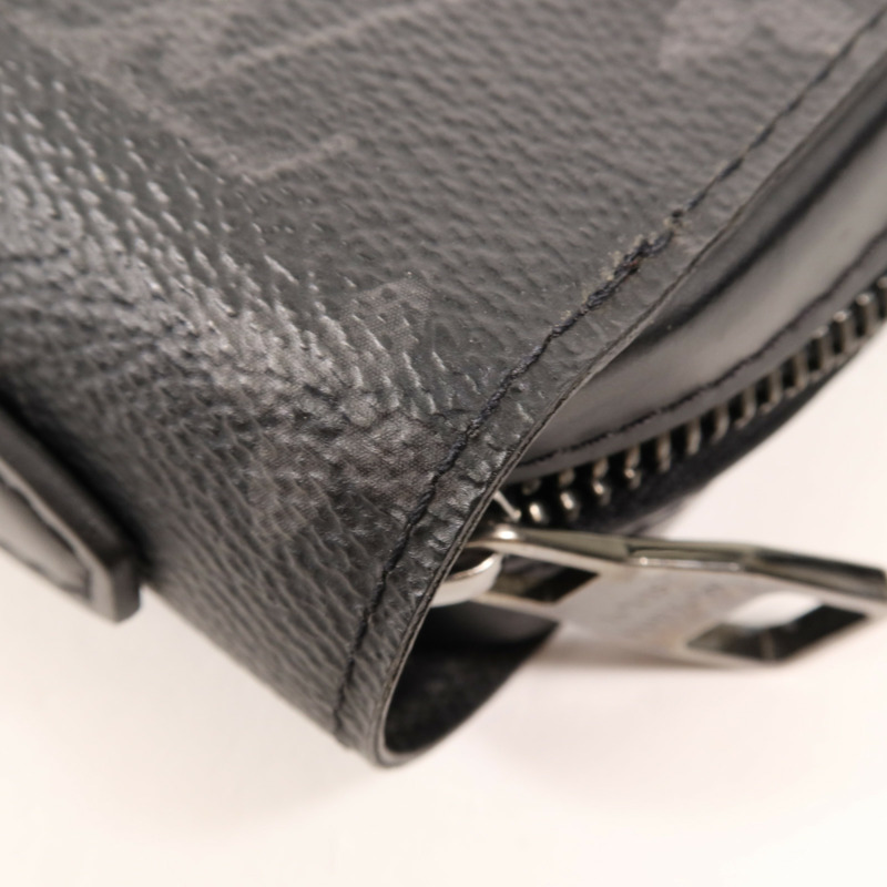 LOUIS VUITTON Monogram Eclipse Zippy XL Wallet銀扣長錢包-9