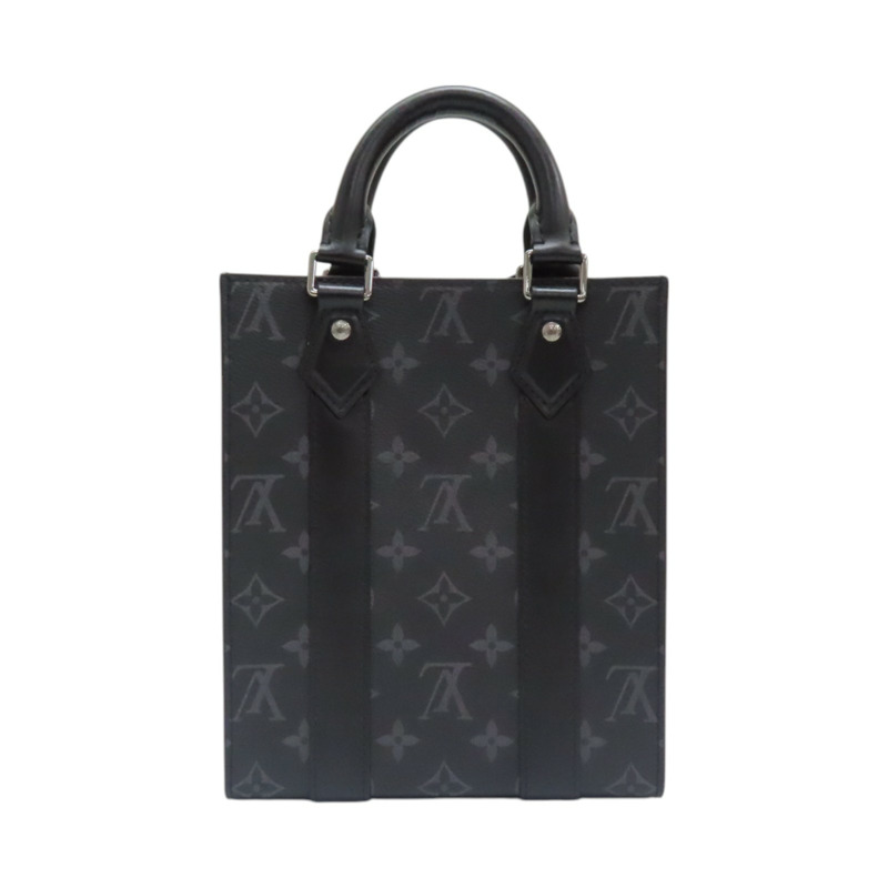 【再降價】黑色 原花 帆布 Sac Plat Mini 兩用包【LOUIS VUITTON LV 路易威登】 M46453-1