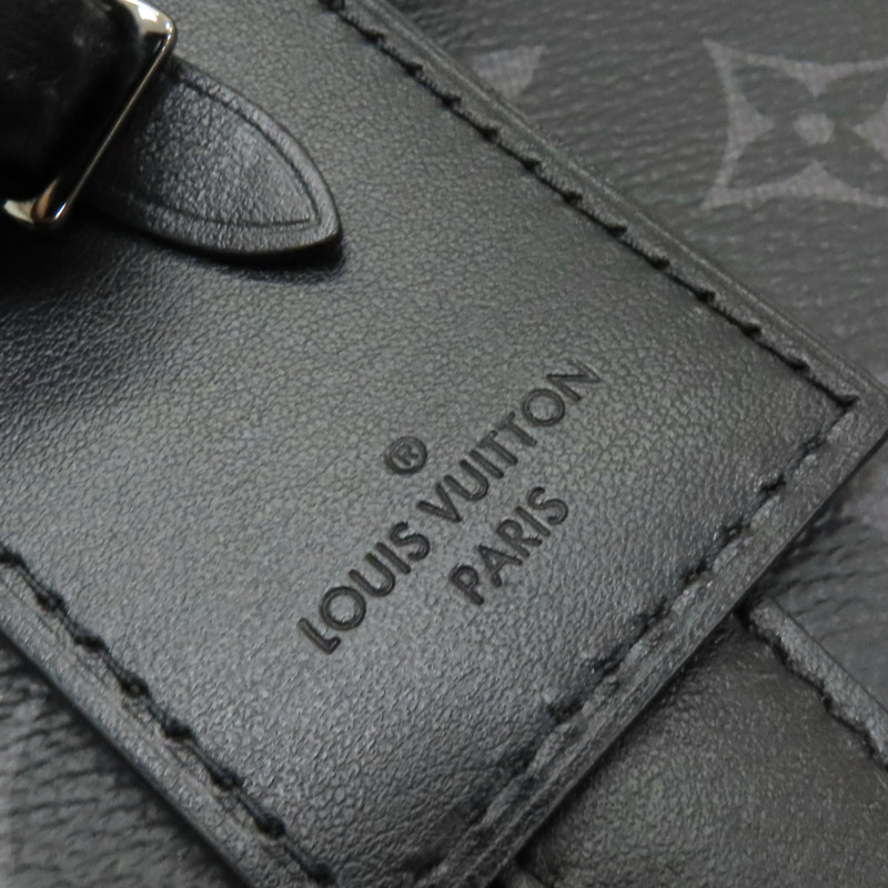 【再降價】黑色 原花 帆布 Sac Plat Mini 兩用包【LOUIS VUITTON LV 路易威登】 M46453-6