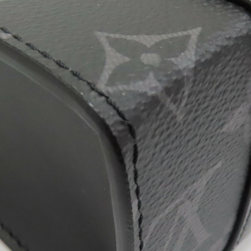 【再降價】黑色 原花 帆布 Sac Plat Mini 兩用包【LOUIS VUITTON LV 路易威登】 M46453-12