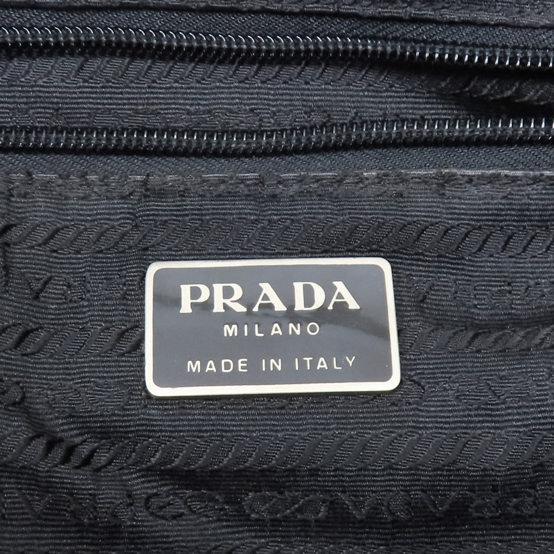 【再降價】黑色尼龍 後背包【PRADA 普拉達】-8