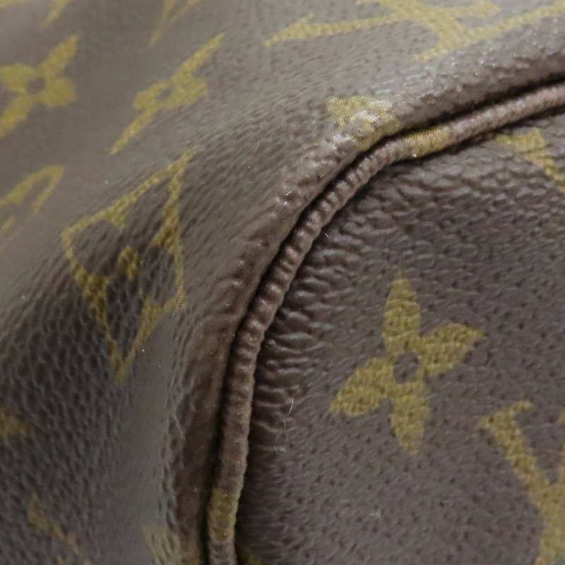 【再降價】棕色 原花 帆布 NEVERFULL MM 托特包 肩背包【LOUIS VUITTON LV 路易威登】 M40156-9