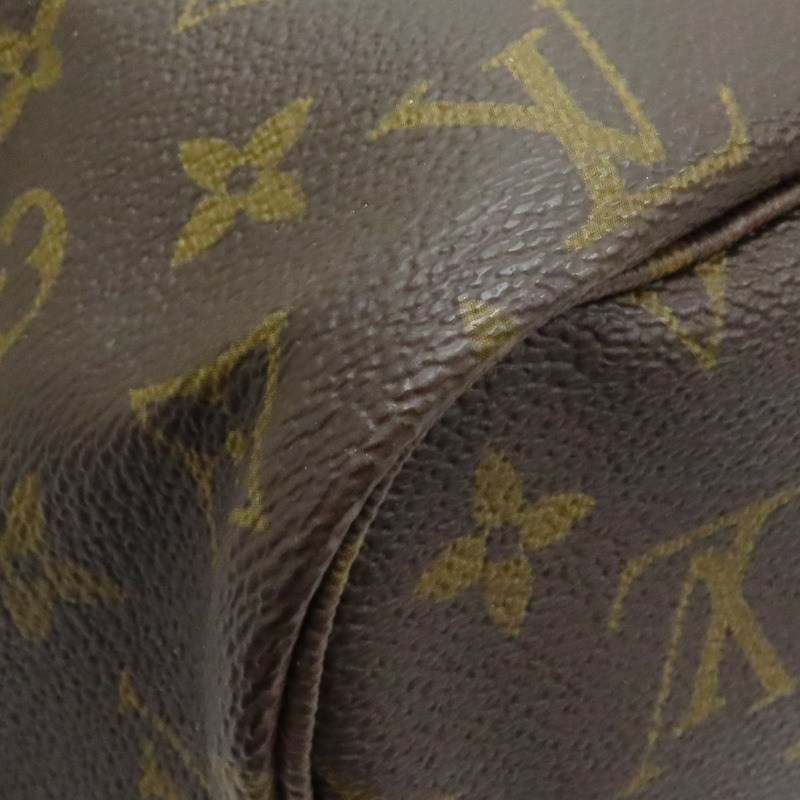 【再降價】棕色 原花 帆布 NEVERFULL MM 托特包 肩背包【LOUIS VUITTON LV 路易威登】 M40156-11