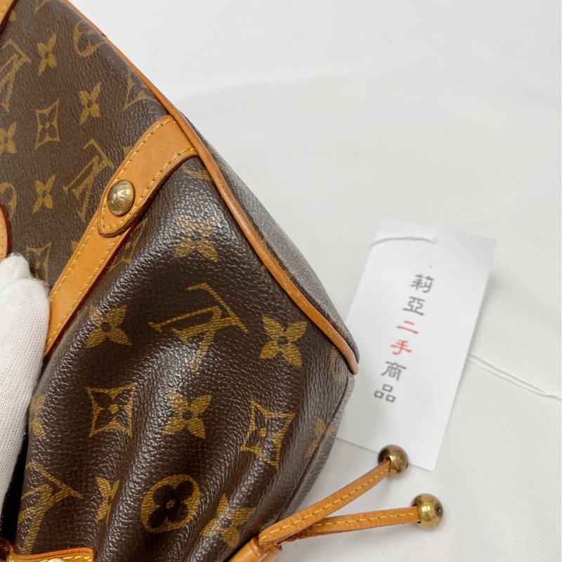 莉亞精品♡LV M92399 餃子包抽繩雙珠 二手-10