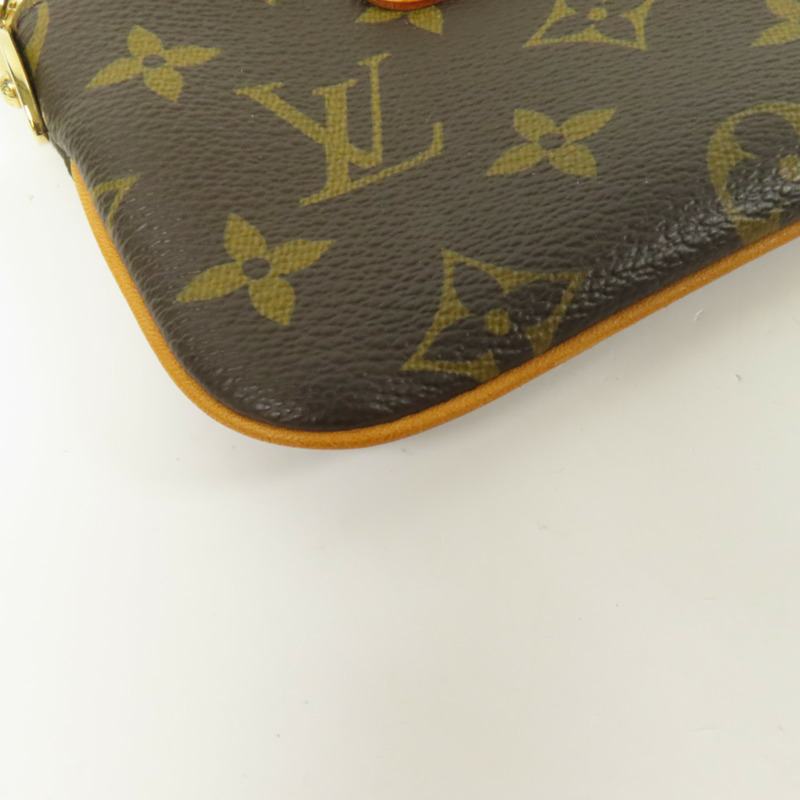 LOUIS VUITTON Monogram Pochette Milla PM金扣手挽袋-4