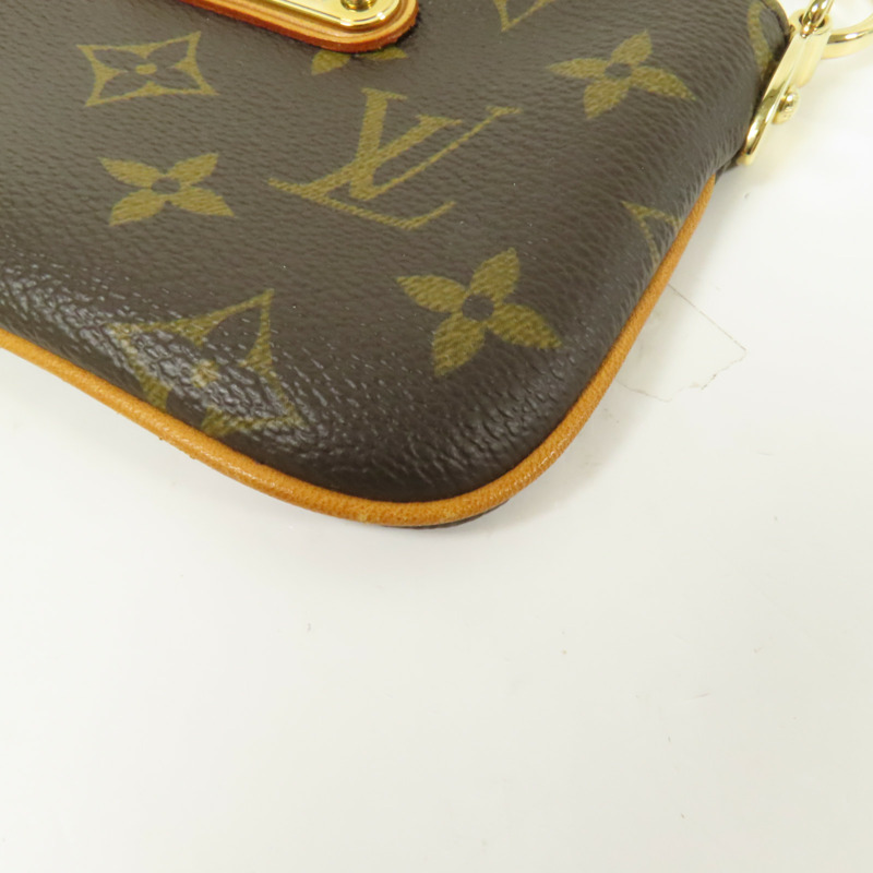 LOUIS VUITTON Monogram Pochette Milla PM金扣手挽袋-5