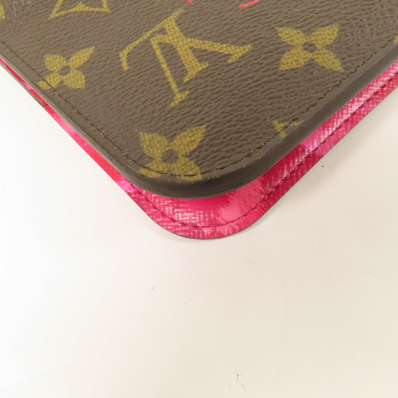 LOUIS VUITTON Monogram Long Wallet金扣長錢包-5
