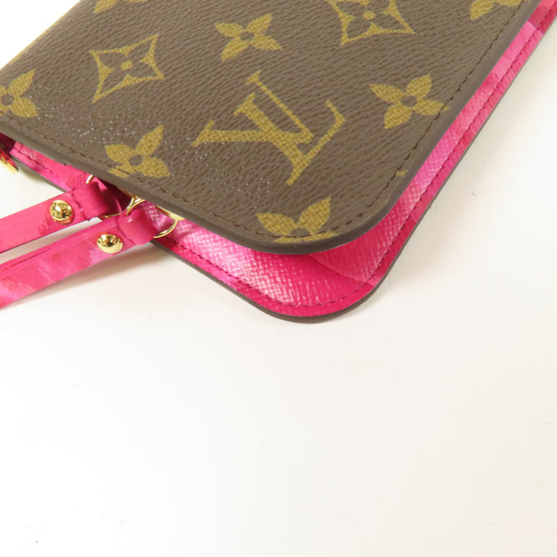 LOUIS VUITTON Monogram Long Wallet金扣長錢包-7