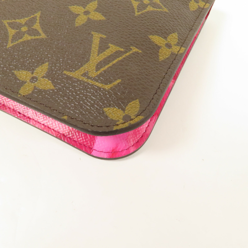 LOUIS VUITTON Monogram Long Wallet金扣長錢包-8