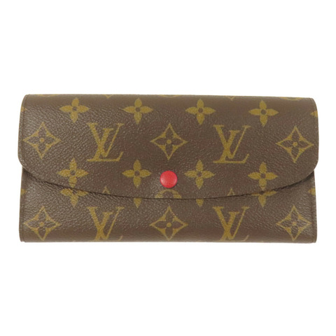 LOUIS VUITTON Monogram Emilie Long Wallet金扣長錢包