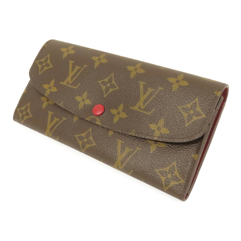 LOUIS VUITTON Monogram Emilie Long Wallet金扣長錢包-2