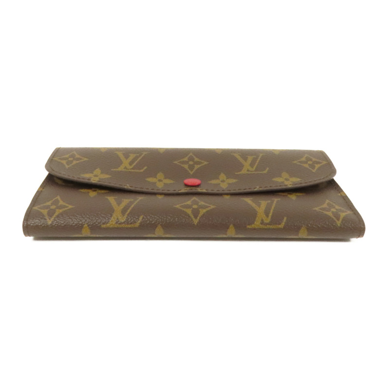 LOUIS VUITTON Monogram Emilie Long Wallet金扣長錢包-3